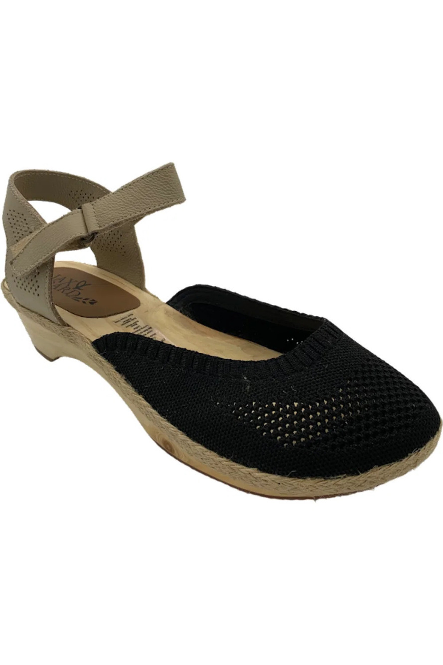 Jax & Bard Knit Mary Jane Clogs Castine Black - Medium